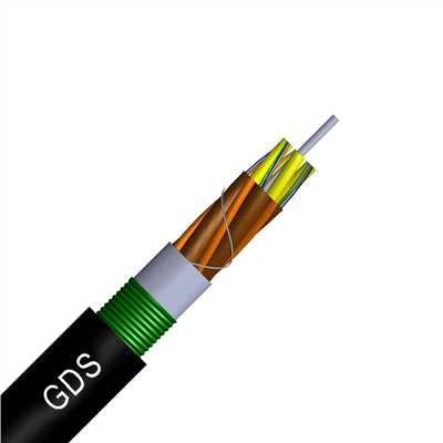 Câble optique et électrique hybride blindé à ceinture en acier de type semi-sec GDS